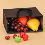 Beava Black Paper Bag for Packaging, 5 Pack Small Paper Bags with Handles for Shopping, Birthday Gift Wrapping, Takeouts, Party Beava Black Paper Bag for Packaging, 5 Pack Small Paper Bags with Handles for Shopping, Birthday Gift Wrapping, Takeouts, Party